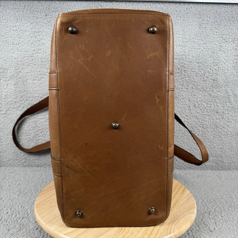 Moore & Giles for Netjets Massie Duffel Bag Leather Weekender Travel Tote